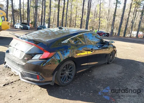 2020 Honda Civic Si Coupe из США, поврежденный, VIN 2HGFC3A55LH752341